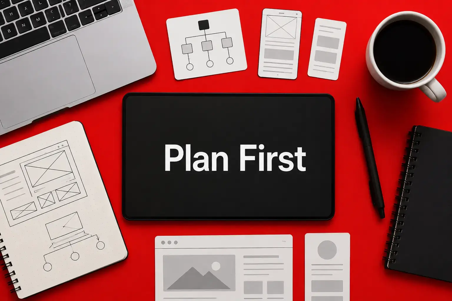 A good website development process starts before design