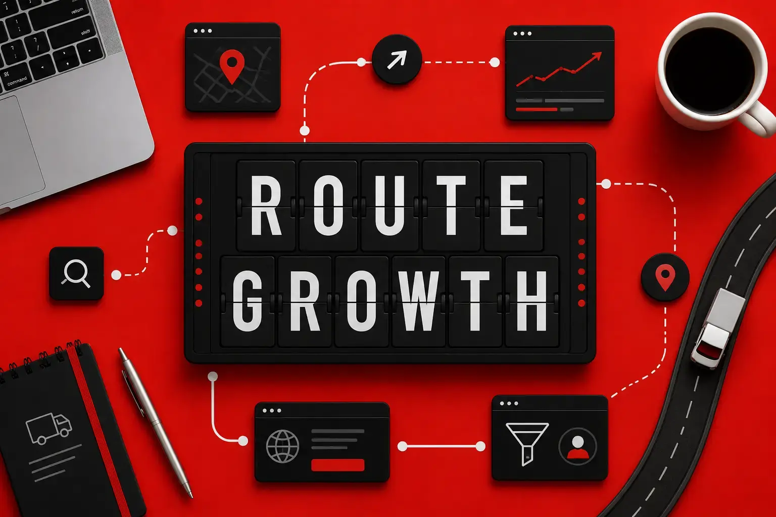 Plan a transportation website that supports SEO, leads, and growth