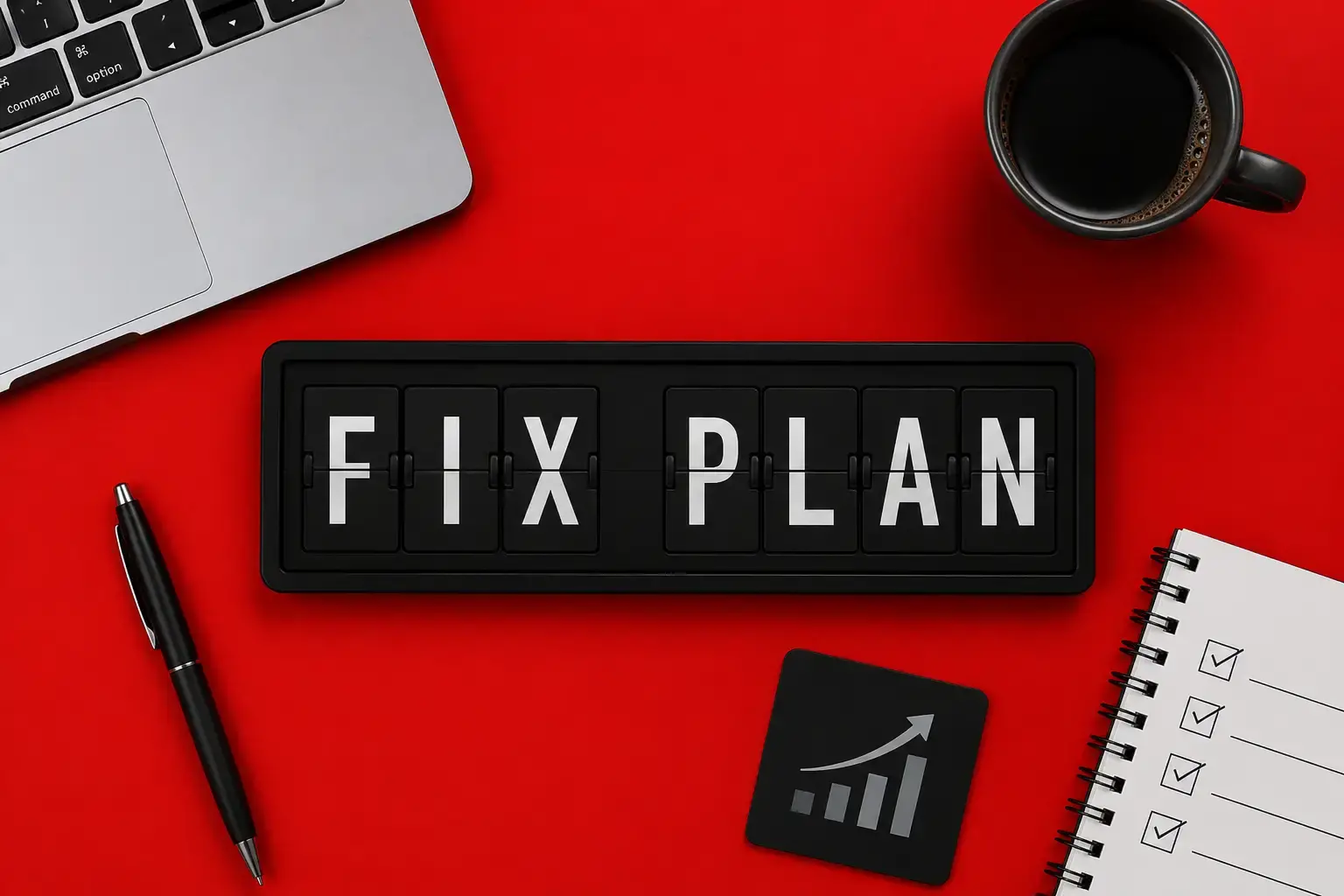 Need help turning this checklist into a clear fix plan?