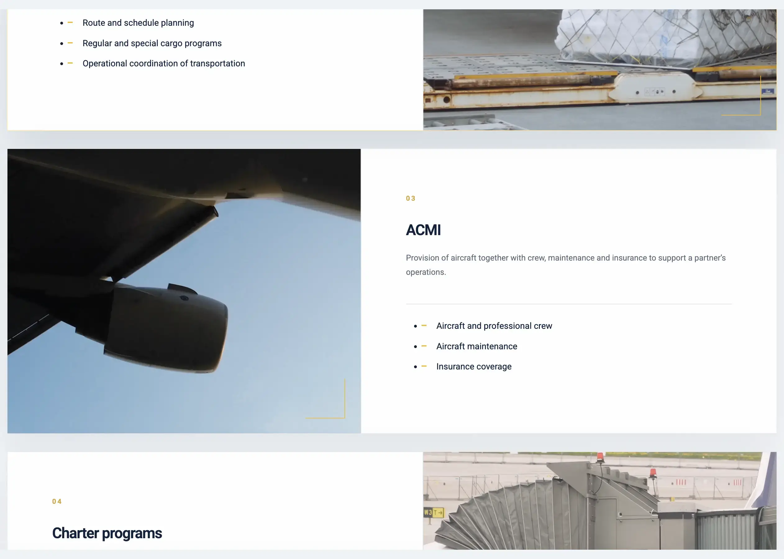 J9 Fly bespoke aviation solutions page