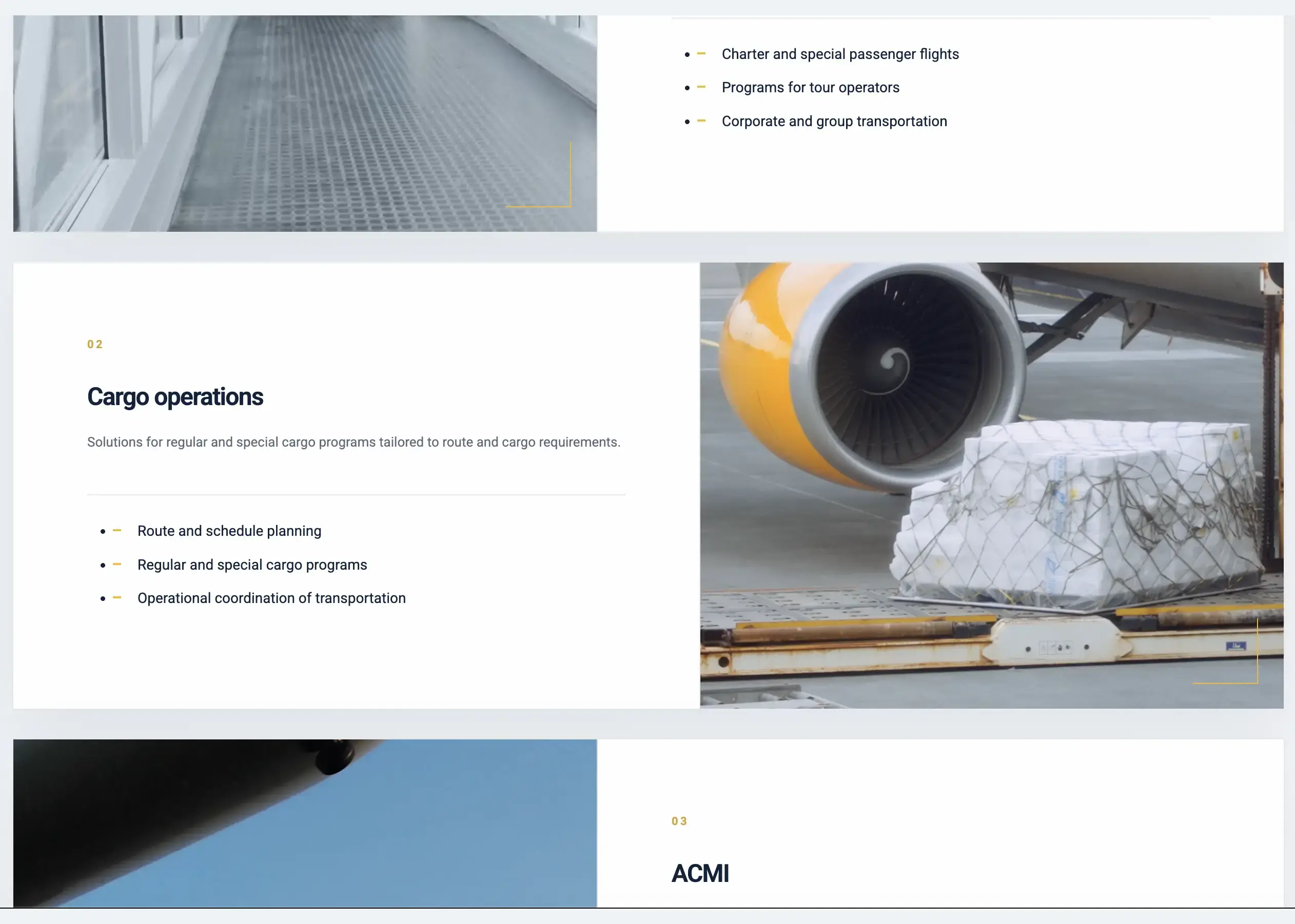 J9 Fly cargo aviation solutions page