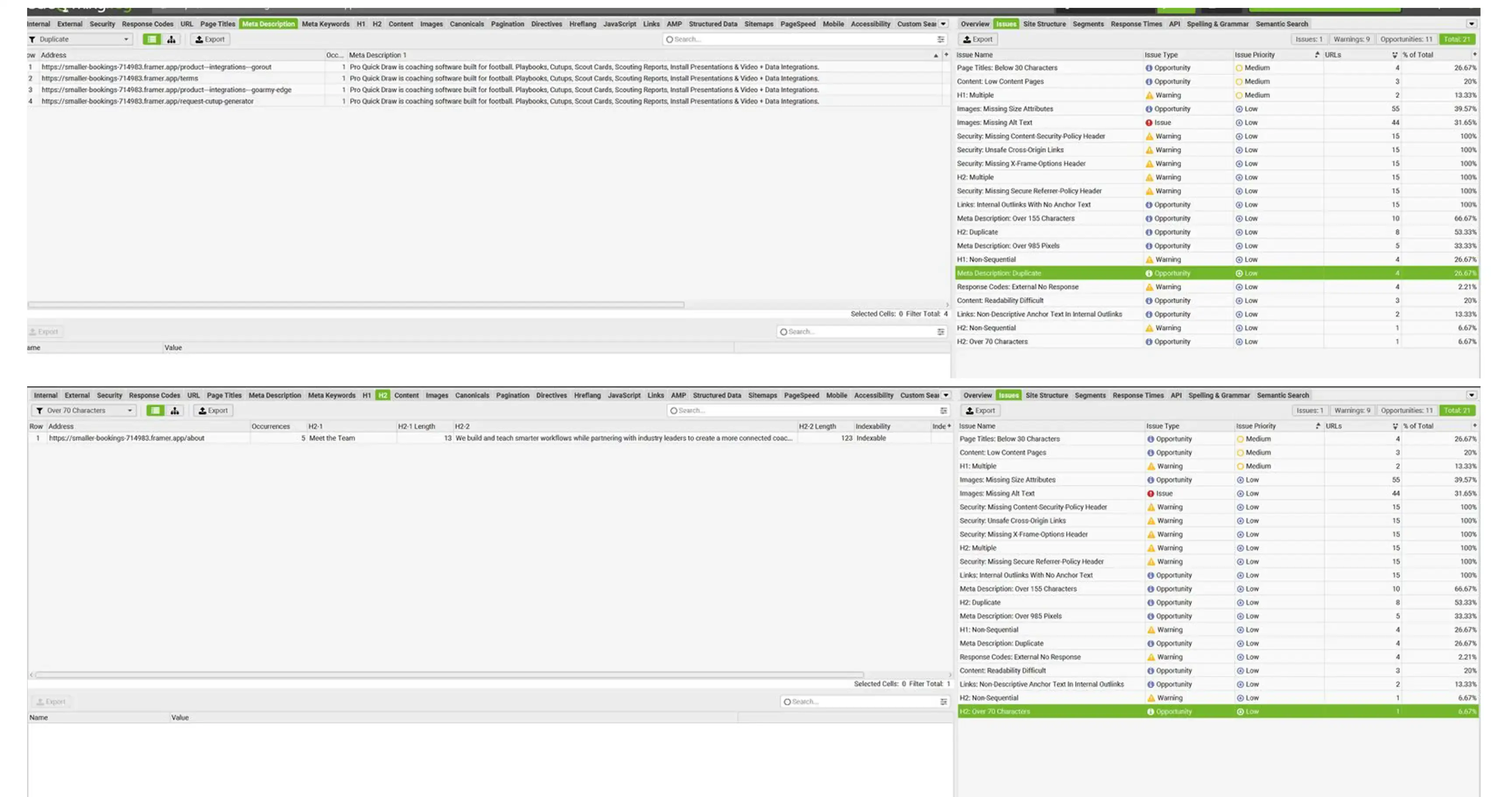 Framer SEO Technical Audit