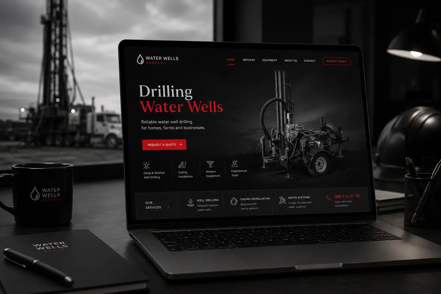 Well-Drilling Website Design